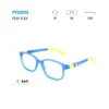 Monturas de gafas Playmobil PY23012 643 azul amarillo